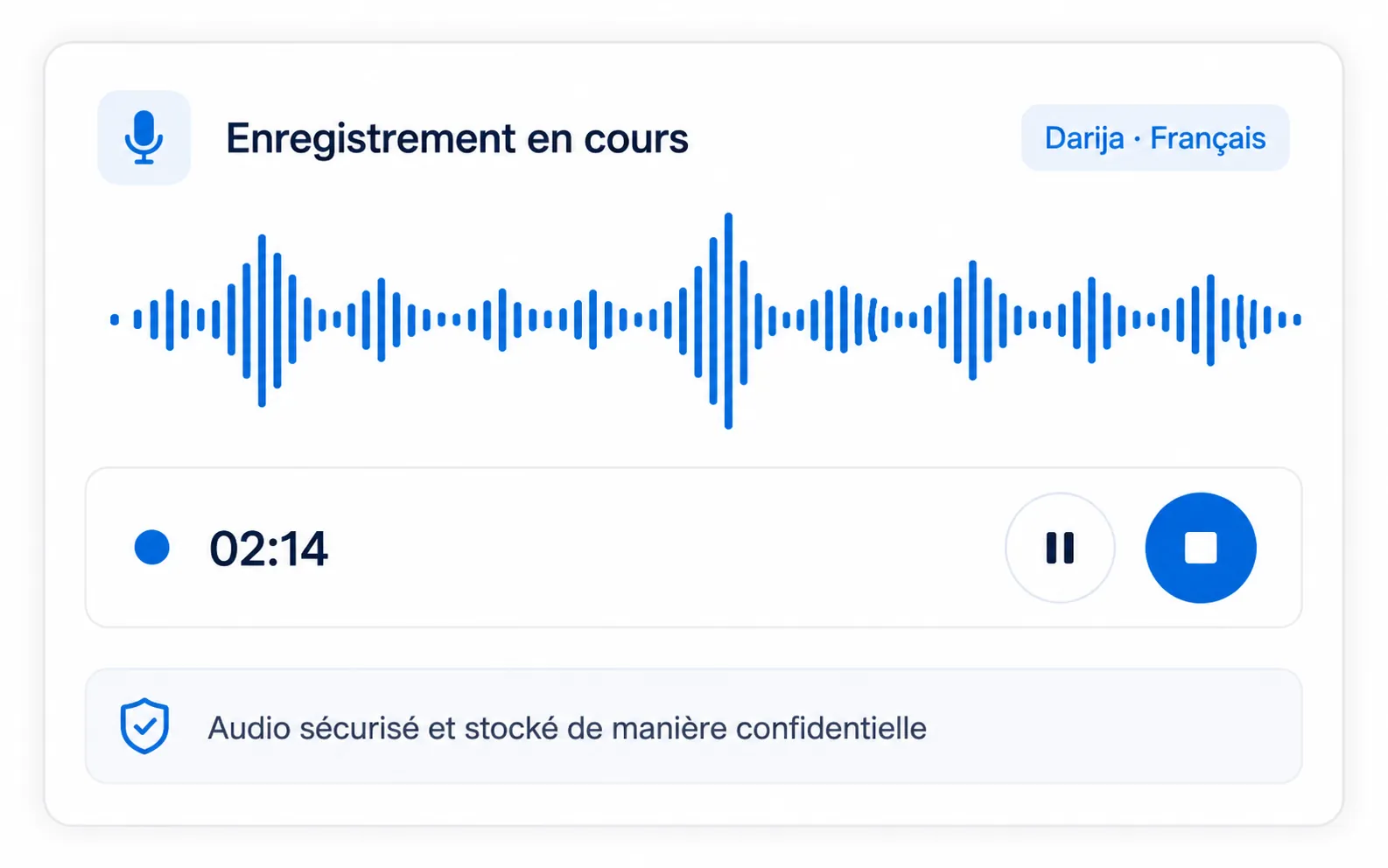 Enregistrement d'une consultation par Doctalis
