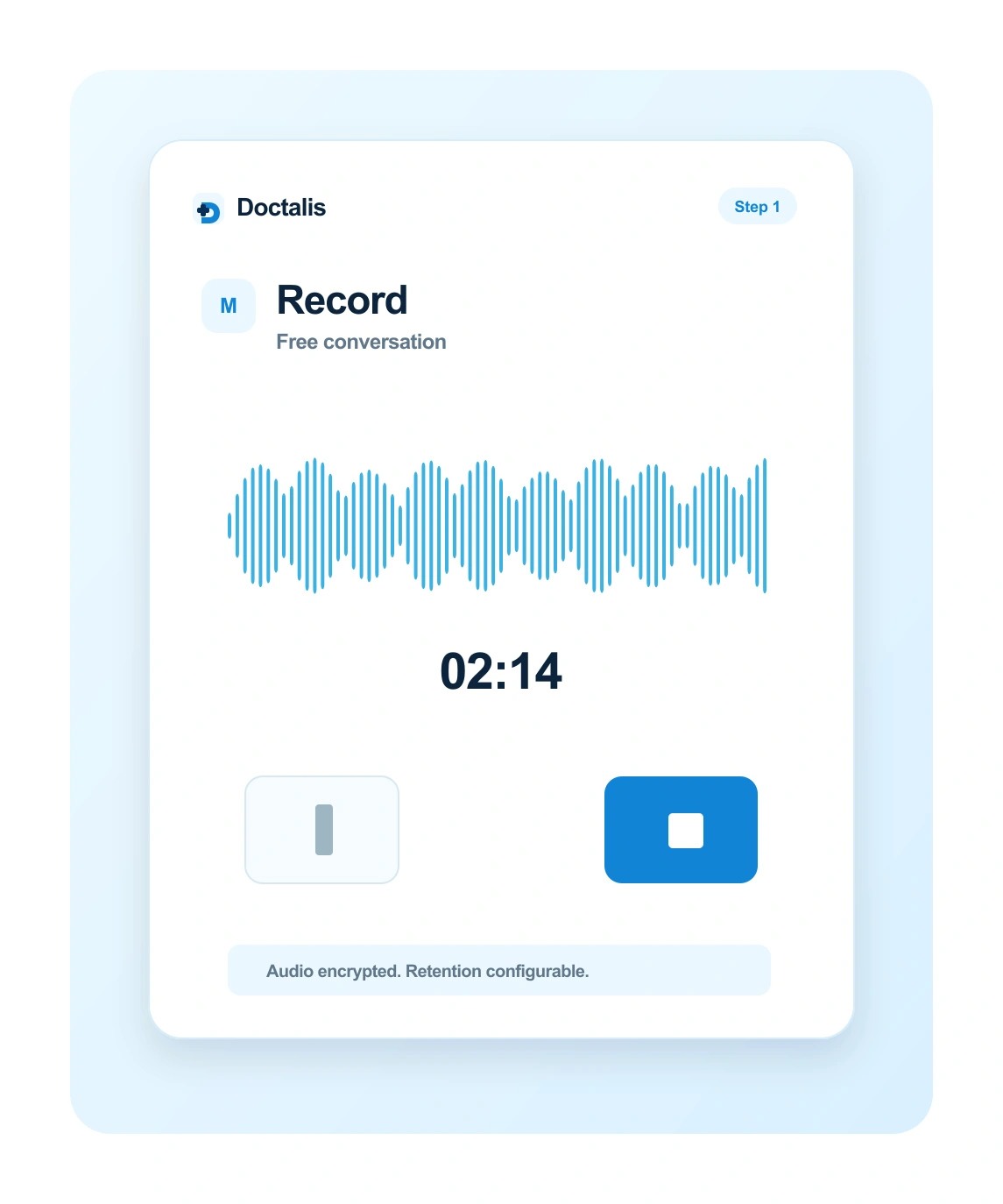 Multilingual consultation recording with Doctalis