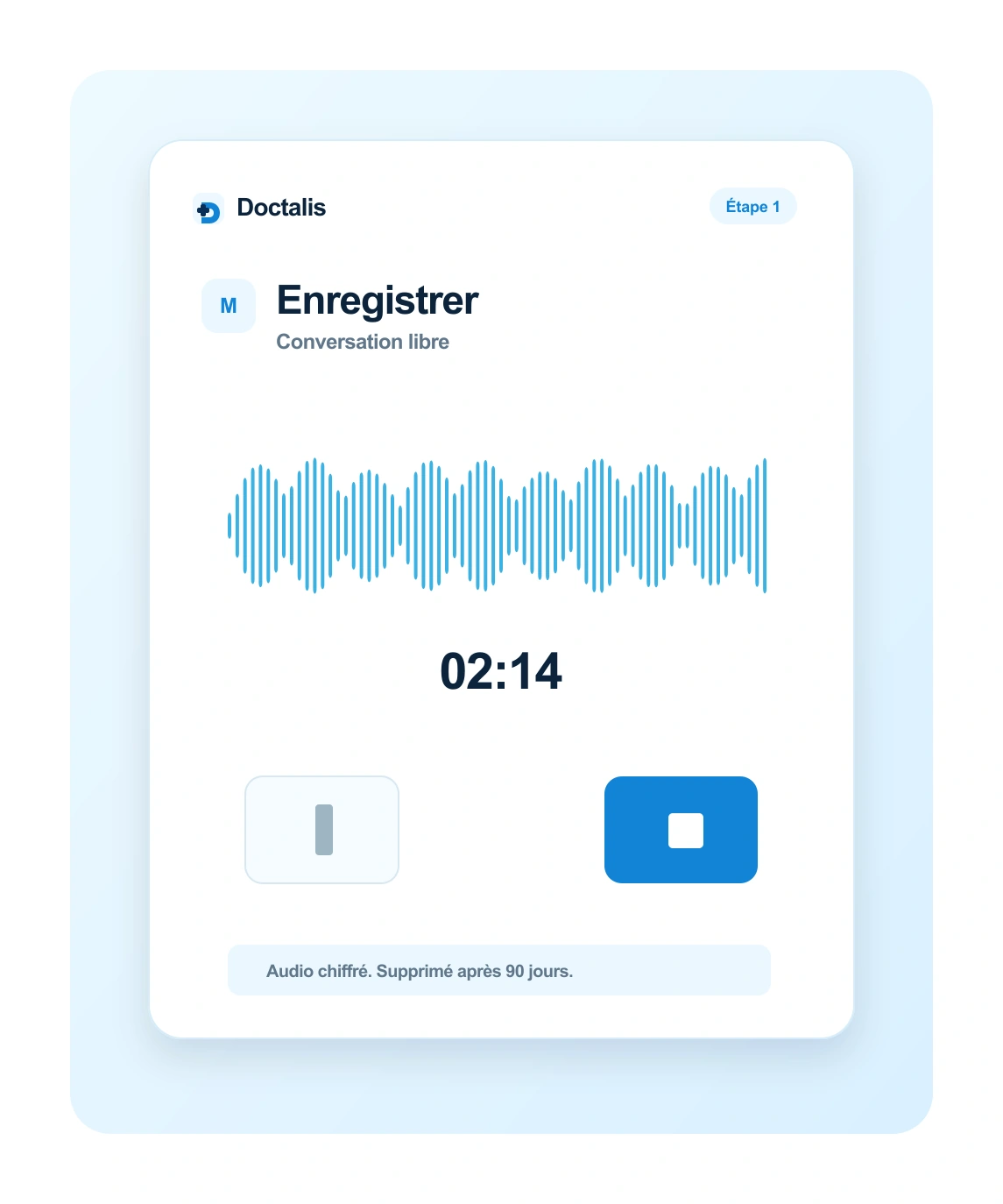 Enregistrement multilingue d'une consultation avec Doctalis